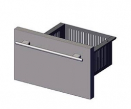 True 200209 Drawer Asm Tuf-24D-Ss Top Chro